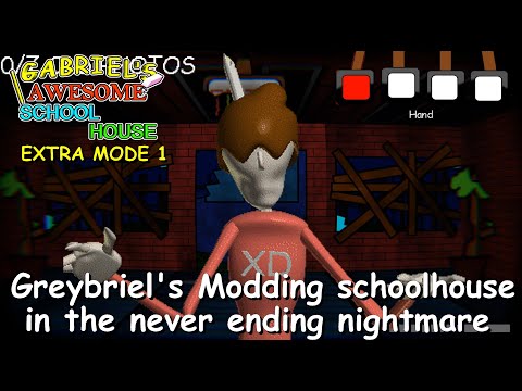 THIS IS SO SCARY!!! | Gabriel's awesome schoolhouse Extra Mode 1 #03 Gameplay