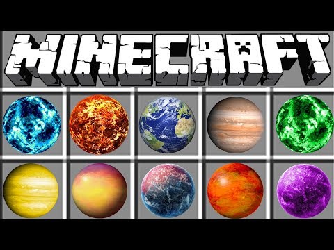 NOVOS PLANETAS ADICIONADOS AO MINECRAFT