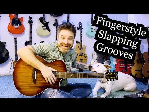 2 Killer Fingerstyle Slapping Grooves (Rock and Bossa Nova) | Guitar Lesson | Elevate Your Skills