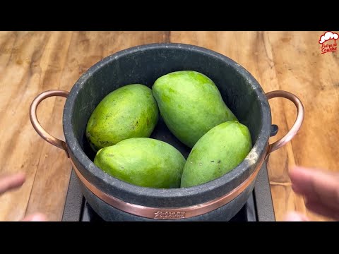 coloque manga verde na panela de pressão e se surpreenda com o resultado