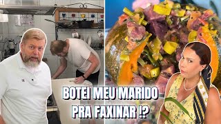 😱 Botei meu marido islandês pra ARRUMAR A CASA! + RECEITA SURPREENDENTE DE ABÓBORA RECHEADA! 😍🍴