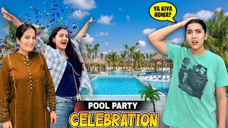Competition jeetny ki kushi mein pool party | Prank hogiya😰 | Zainabfaisal | Sistrology 