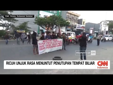 Ricuh Unjuk Rasa Menolak Penguasaan Lahan Sepadan Pantai