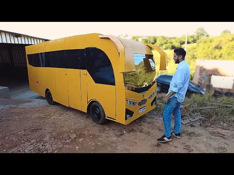 Vídeo completo 90 dias construindo um ônibus de madeira