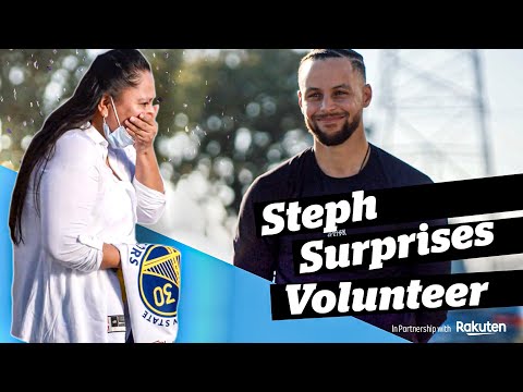 Stephen Curry Surprises Community Volunteer Angelica (Ep 1) | โA Gift of Joyโ Presented by Rakuten