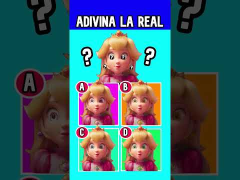 Adivina El Personaje de Super Mario Bros La Película por sus Colores #shorts