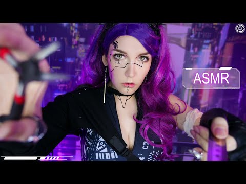 АСМР Осмотр и починка твоих глаз 👀 🔧 ASMR Fixing your eye  ⚙️🔧