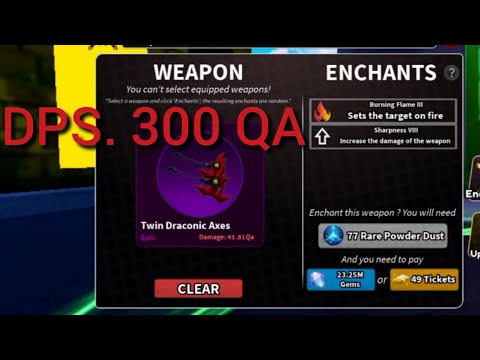 ARISE CROSSOVER. TWIN DRACONIC AXES B RANK WITH 300 QA DPS. EASY N RANK.