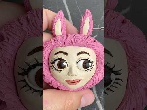 So cute🥰 I made Ballerina Cappuccino but she’s Labubu#ballerinacapuccina #labubu #plasticinerelax