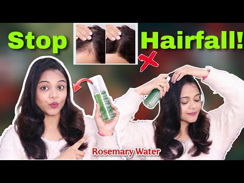 How to STOP HAIRFALL Using ROSEMARY WATER | Regrow Hair, Hairloss, Men Baldness | SuperBeautyDezires