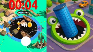 Hole .io Vs Hole .io Run All Levels Gameplay Android✓ios✓ Ep02
