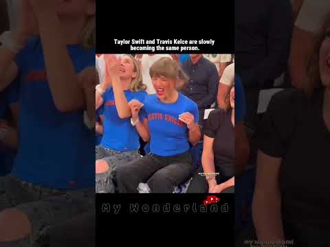 Taylor Swift and Travis Kelce Are Becoming One Person #taylorswift #traviskelce