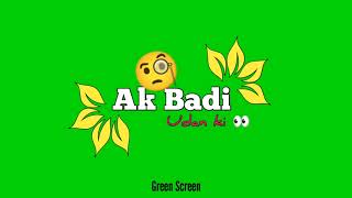 Attitude New Green Screen Daylog|| No Copyright Green Screen Daylog || @gauravvsvabby1423 Shayri..