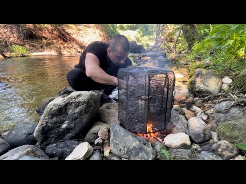 BALIK AVI EL ÖRGÜSÜ SEPET İLE | Fishing with Fish Trap