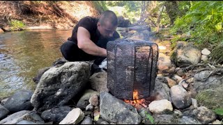 BALIK AVI EL ÖRGÜSÜ SEPET İLE | Fishing with Fish Trap