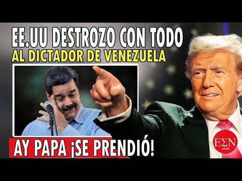 ¡ESCÁNDALO! ESTADOS UNIDOS destrozo CON TODO a NICOLÁS MADURO ¡Les llego la HORA?