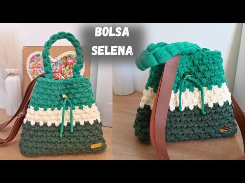 Como Fazer Bolsa em Fio de Malha Crochê| Bolsa Saco | Bolsa colorida