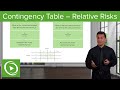 Understanding Contingency Tables and Risk