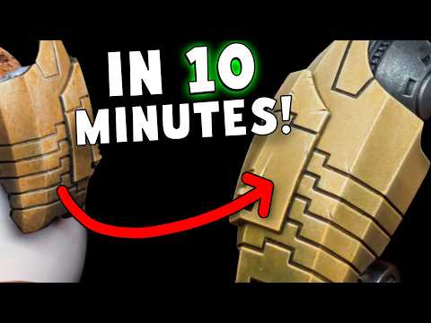 How to SMOOTH & DETAIL armour easily! No Airbrush needed