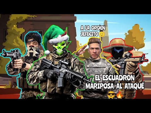 EL EQUIPO MARIPOSA SE VUELVEN SOLDADOS EN UN FREE FIRE CON GRÁFICOS REALISTAS 😳🔥