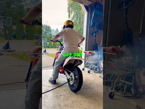 $10,000 vs $1,000,000 Dirt Bike Burnout