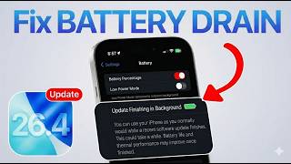 iOS 26.4 - BATTERY DRAIN QUICKLY? Here’s Why!? iPhone 17, 16, 15, 14