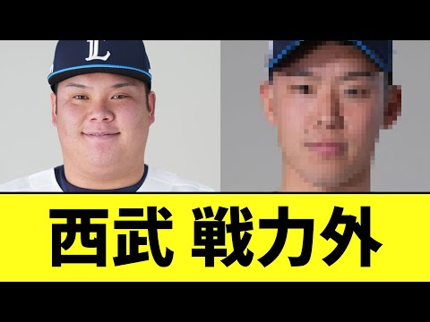 西武ライオンズ　戦力外判明