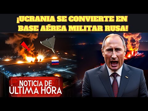 GRAN EXPLOSIÓN en ciudad rusa! Ucrania destruye una base aérea militar rusa
