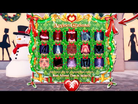 EVERY ITEM In Dress To Impress ADVENT CALENDER!?