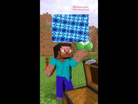 All Minecraft But Everything is weird  part 3 - Baby zombie mincraft animation