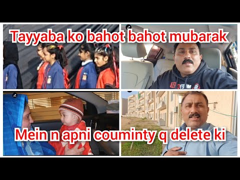 Mein n Community q delete ki/mein n live ana hay k nhi/tayyaba ko bahot mubarak/mustafa sajid vlogs