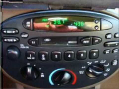 1998 Ford escort radio removal #5