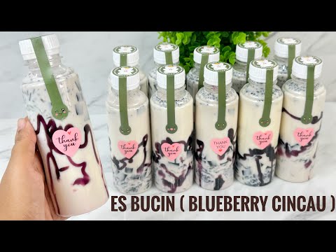 IDE JUALAN ES BUCIN ( BLUEBERRY CINCAU ) SEGER ENAK CREAMY BANGET