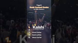 Top 5 Dunk Contest Dunks