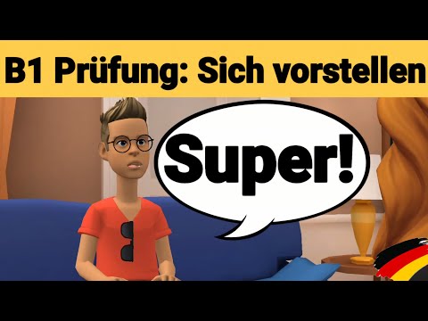 Mündliche Prüfung Deutsch B1 | sprechen Teil 1: Sich vorstellen | Deutsch lernen