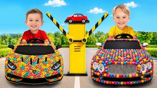 Süßigkeitenauto-Challenge für Kinder