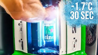 Chill It! How to VERY quickly cool a drink (or beer) to -1.7 ℃ in 30 seconds... How is it possible?