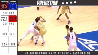 7 South Carolina vs. No. 2 Duke prediction who got next?