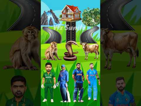Animals Kahan Jaega ? Monkey, Snake, Cow #cartoon #funny #vfxshorts