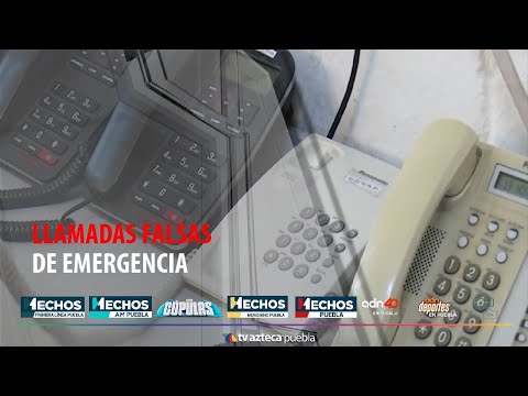 Llamadas falsas de emergencia