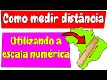 Escalas e Distâncias em Mapas