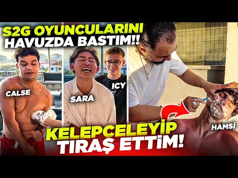 YENİ S2G OYUNCULARINI HAVUZDA BASTIM!! 😱 BEKLENEN BÜYÜK KIŞKIRTMA!