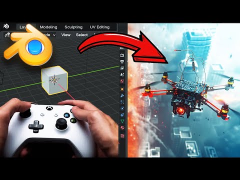 This FREE Plugin Turns Blender Into a FPV Drone Simulator......