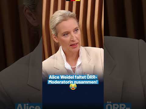 Doppelmoral entlarvt: Alice Weidel faltet ÖRR-Moderatorin zusammen! - AfD-Fraktion im Bundestag