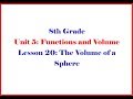 Volume and Surface Area of Solids