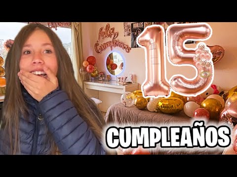 🌟FIESTA SORPRESA DE CUMPLEAÑOS 🎉MARTINA CUMPLE 15 AÑOS Y ESTO LE REGALAMOS!