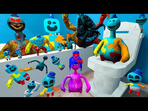 🚽 TOILET ALL DOEY THE DOUGHMAN POPPY PLAYTIME CHAPTER 4 SPARTAN KICKING Gmod