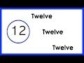 Counting from One to Twelve: A Learning Challenge