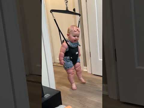 Having the time of her life! Ahaha 🥋 babies view 🐣 #babiesview