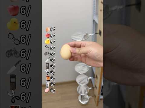 Try to guess how many layers it can penetrate.#satisfying#foryou#experiment